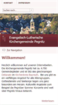 Mobile Screenshot of pegnitz-evangelisch.de